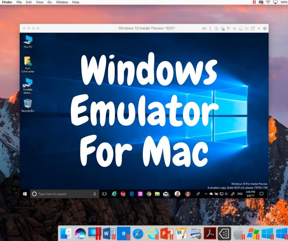 windows 10 emulator mac os 9